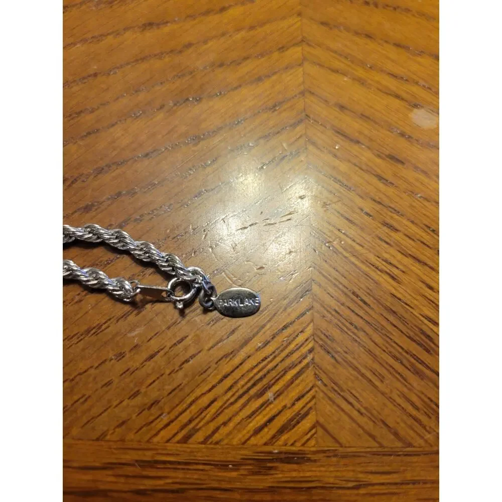 Park Lane Silver Tone Rope Chain‎ Bracelet Twisted Link Designer Fashion Jewelry